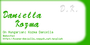 daniella kozma business card